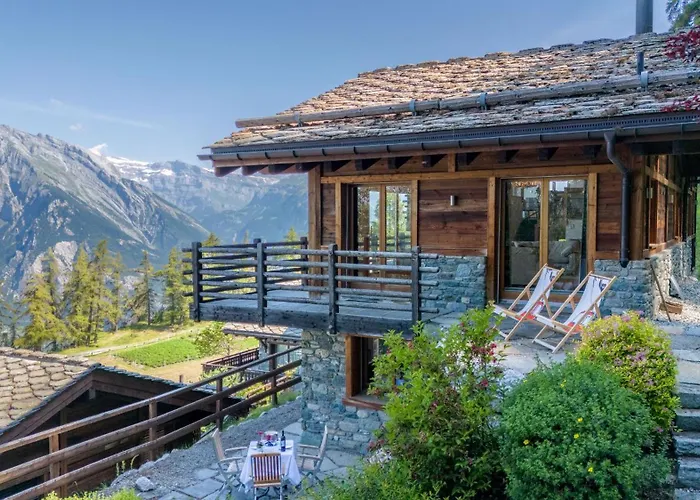 La Vue, Les Crettaux - Nendaz Dağ evi