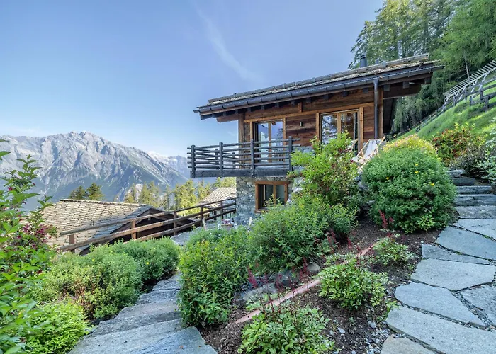 La Vue, Les Crettaux - Nendaz Dağ evi *