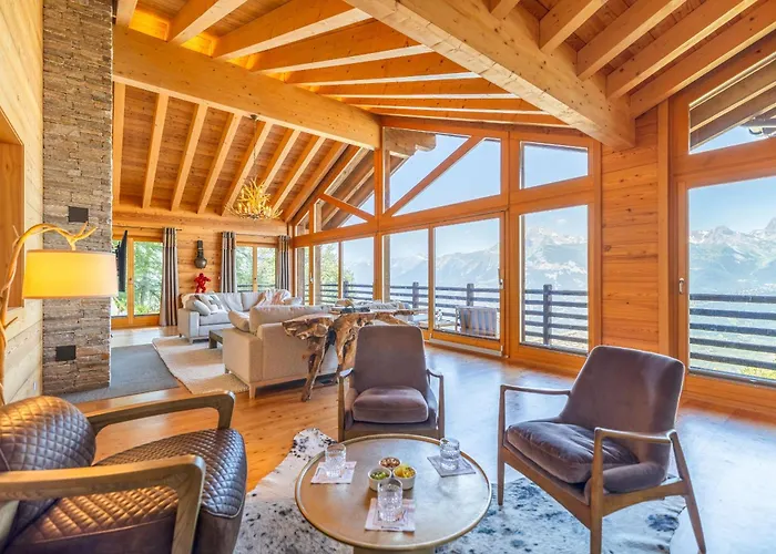 La Vue, Les Crettaux - Nendaz Dağ evi