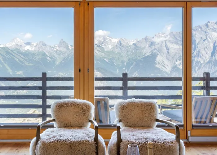 La Vue, Les Crettaux - Nendaz Dağ evi